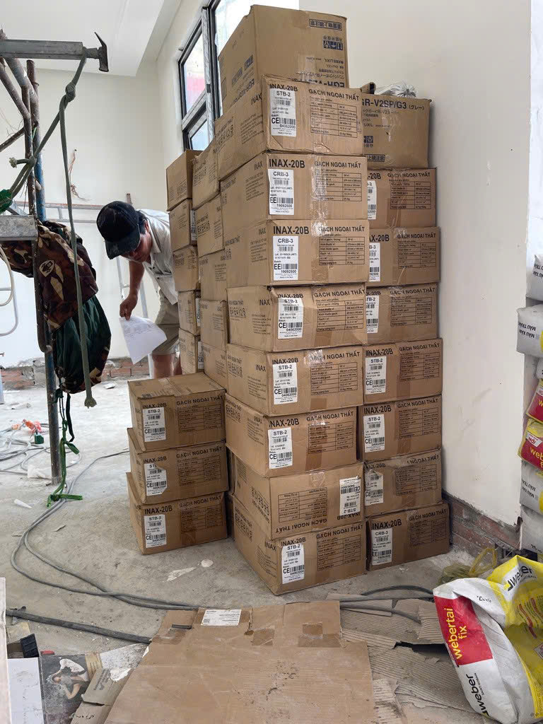 Bàn giao gạch tiểu cảnh STB-2 và CRB-3