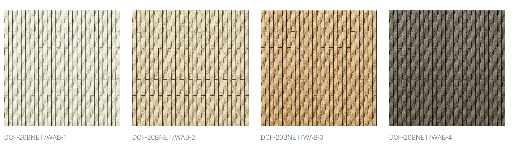 Bảng màu gạch DCF-20BNET/WAB