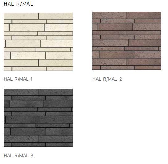 Bảng màu gạch HAL-R/MAL