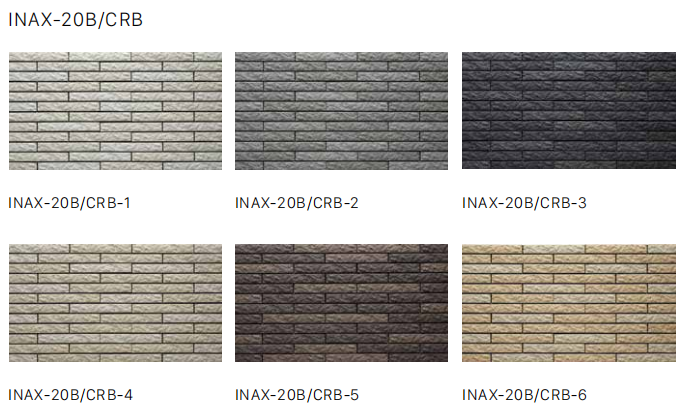 Bảng màu gạch INAX-20B/CRB