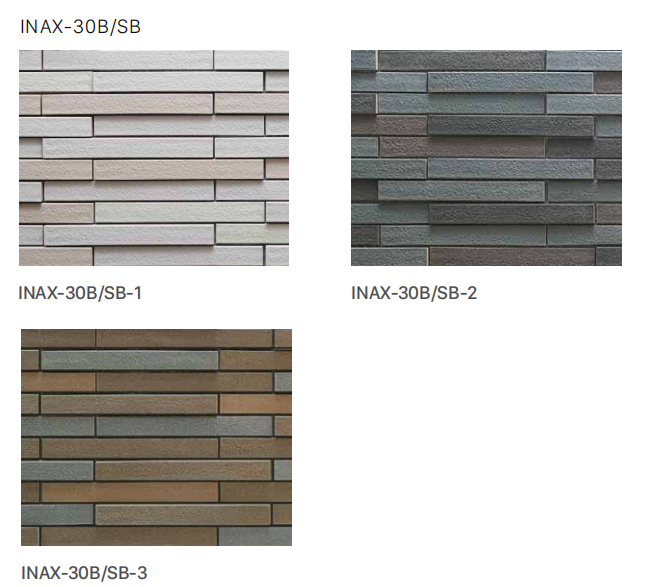 Bảng màu gạch INAX-30B/SB