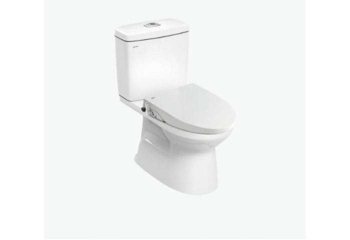 Bồn Cầu 2 Khối Kết Hợp Nắp Rửa Cơ C-504A+CW-S15VN