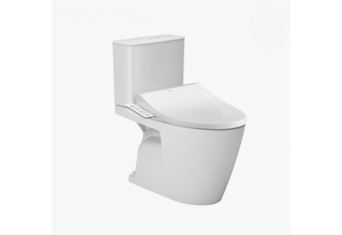 Bồn Cầu 2 Khối Kết Hợp Nắp Rửa Điện Tử AC-602+CW-H17VN