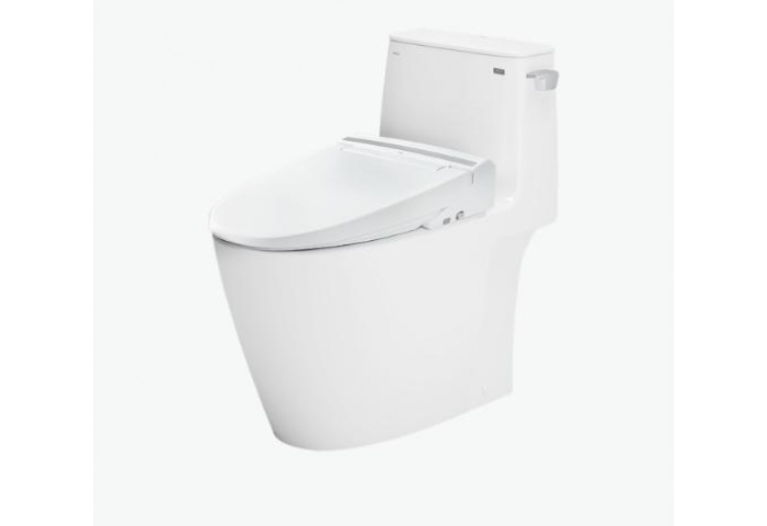 Bồn Cầu 1 Khối Kết Hợp Nắp Rửa Điện Tử AC-912+CW-KB22AVN