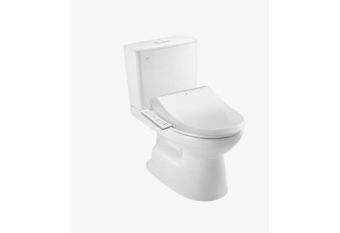 Bồn Cầu 2 Khối Kết Hợp Nắp Rửa Điện Tử AC-514A+CW-H18VN